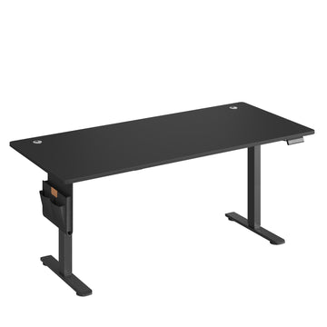 In hoogte verstelbaar bureau met geheugenfunctie | Goudeikenkleur | 180x80x72-120 cm