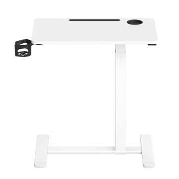 Bijzettafel op wielen 70 x 40 cm tafelblad | Wit | 70x40x65-102 cm