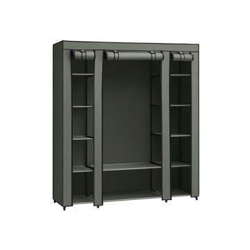 Stoffen kledingkast - opbergkast - saliegroen - 45 x 150 x 175 cm