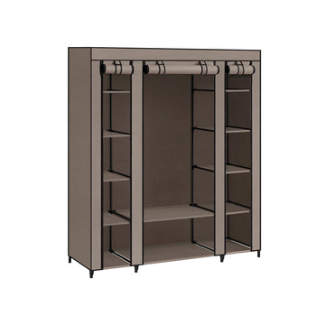 Stoffen kledingkast - opberger - non-woven stof - taupe - 45 x 150 x 175 cm