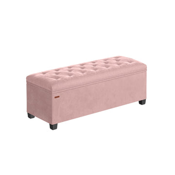 Opbergbank - fluweel - MDF - ruimtebesparend - 40 x 110 x 40 cm