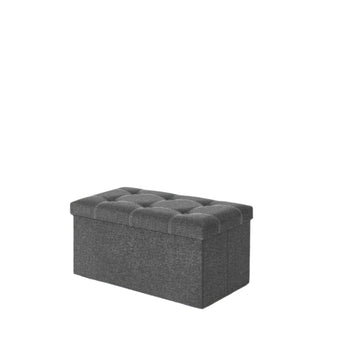 Opbergbank met zitplaats - Zitkist - Zitpoef - Ruimtebesparend - 76 x 38 x 38 cm