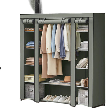 Stoffen kledingkast - non-woven - ruimtebesparend - 45 x 150 x 175 cm