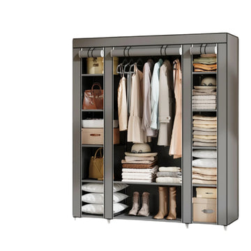 Kledingkast van stof - non-woven - kledingopberger - 150 x 175 x 45 cm