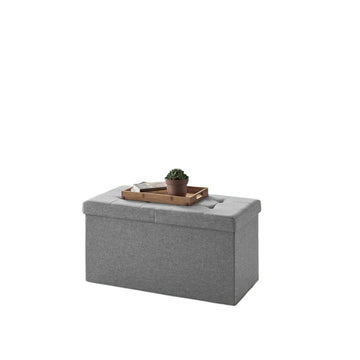 Opvouwbare opbergbank met zitfunctie - verborgen opbergruimte - 76 x 38 x 38 cm