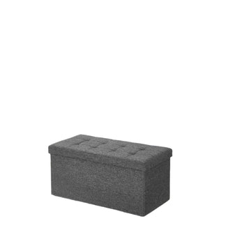 Opvouwbare opbergbank met zitplaats - 80 l - 76 x 38 x 38 cm - max. 300 kg