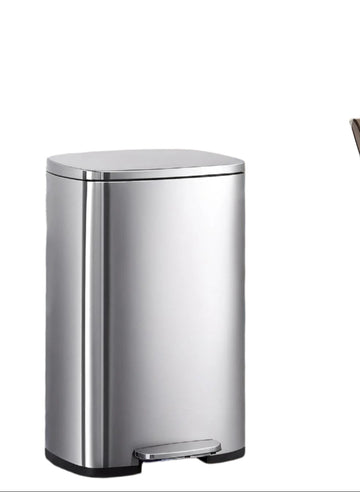 50L afvalbak - keuken prullenbak - soft-close deksel - 42,4 x 32 x 65 cm