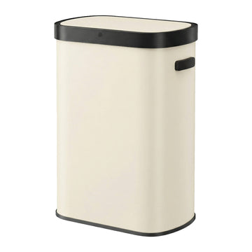 Afvalbak met sensor 50 liter softclose-deksel | Crème | 27,1x42,5x58,7 cm