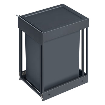 Keukenafvalemmer voor onderkast 20 L | Grijs | 25,7x34,7x43,4 cm
