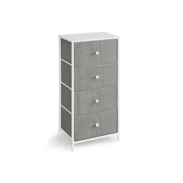 Opbergkast met 3 lades - spaanplaat en staal - 30 x 45 x 91,7 cm