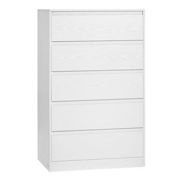 Ladekast met 5 laden | Sneeuwwit | 119.4x40x97.5 cm