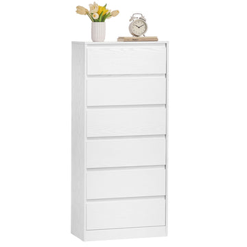 Ladekast met 6 laden | Sneeuwwit | 48x30x111,2 cm