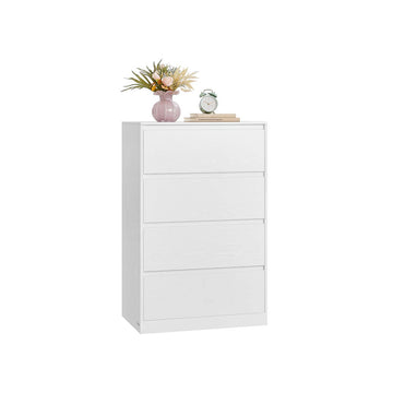 Ladekast - Dressoir - Opbergkast - Wit - Spaanplaat - 40 x 60 x 97,4 cm
