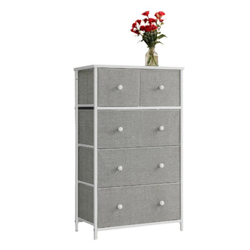 Ladekast - Opbergkast - 5 laden - staal - ruimtebesparend - 30 x 56 x 93 cm