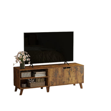 TV-meubel met verstelbare planken - vintage bruin - 140 x 40 x 50 cm