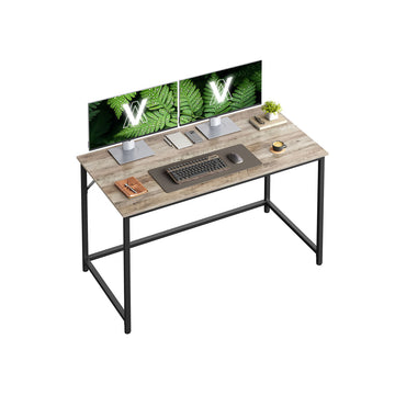 Bureau gespikkeld zwart - schrijftafel - stevig stalen frame - 60 x 120 x 76 cm