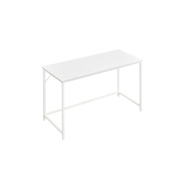 Bureau 60 x 120 x 76 cm - wit - spaanplaat en staal