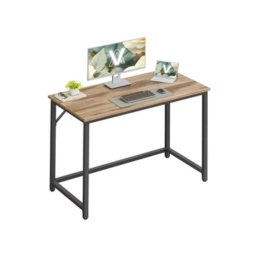 Bureau - Werktafel - Stevig - 100 x 50 x 76 cm - Bruin/Zwart