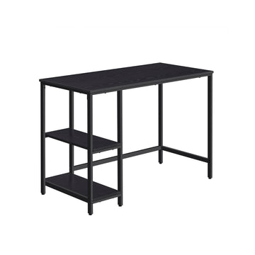 Wit bureau - spaanplaat - stalen poten - ruim werkblad - 50 x 100 x 76 cm - 14,3 kg