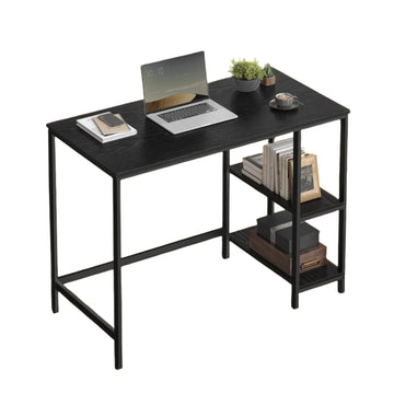 Computerbureau - kantoortafel - houtspaanplaat & staal - stevig - 50,1 x 100,1 x 76,1 cm