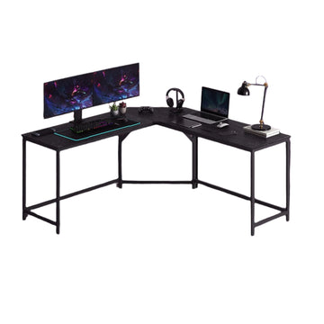 L-vormig gamingbureau - hoekbureau - werkplek - ruimtebesparend - 149,1 x 149,1 x 76,1 cm