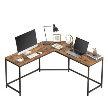 L-vormig bureau - gamingtafel - hoekbureau - ruimtebesparend - 149 x 149 x 75 cm