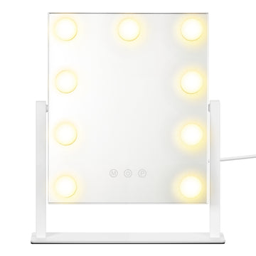 Make-upspiegel met ledverlichting en aanraakbediening | Wit | 30,5x6,5x36 cm