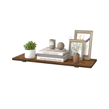 Wandplank | Vintagebruin-matzwart | 60x20x7 cm