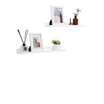 Wandplank set van 2 - E1 MDF - 60 x 10 x 5 cm