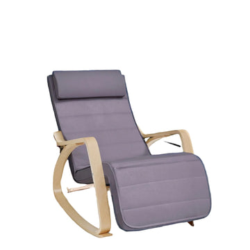 Verstelbare schommelstoel - relaxstoel - ultiem comfort - 67cm x 115cm x 91cm