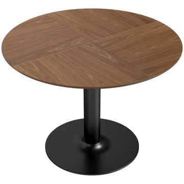 Ronde eettafel voor 6 personen 110 cm | Kleur: Bruin | Afmetingen: 110x110x78 cm