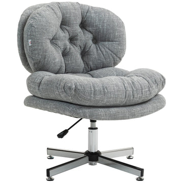 Ergonomische bureaustoel met schommelfunctie | Kleur: Grijs | Afmetingen: 65x65x84-94 cm