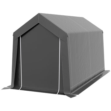 Motor- en gereedschapstent | Kleur: Donkergrijs | Afmetingen: 210x360x235 cm