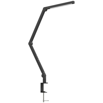 Verstelbare bureaulamp met klem, 96 leds | Kleur: Zwart | Afmetingen: 3.8x121.5x5.5 cm