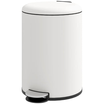 Pedaalemmer 20L met softclose deksel - Wit | Kleur: Wit | Afmetingen: 30x36x44.5 cm