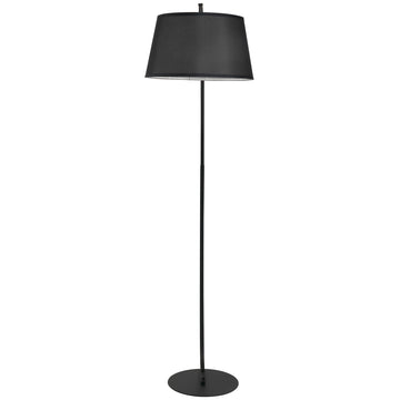 Booglamp vloerlamp - Zwarte vloerlamp | Kleur: Zwart | Afmetingen: 105x47x190 cm