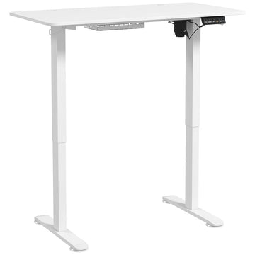 Elektrisch zit-sta bureau 120x60 cm | Kleur: Wit | Afmetingen: 120x60x72-116 cm