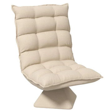 Draaibare vloersofa - Verstelbare vloerstoel | Kleur: Beige | Afmetingen: 70x62x95 cm