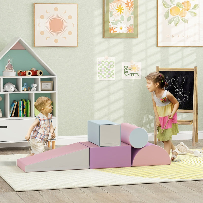 Zachte foam bouwblokken | Kleur: Multicolored | Afmetingen: 40.6x40.6x20.3 cm