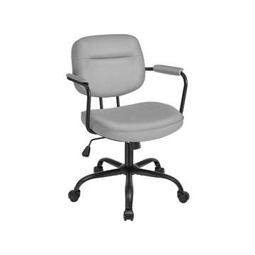 Bureaustoel - directiestoel - PU-leer - verstelbare hoogte - 60 x 60 x (87-97) cm