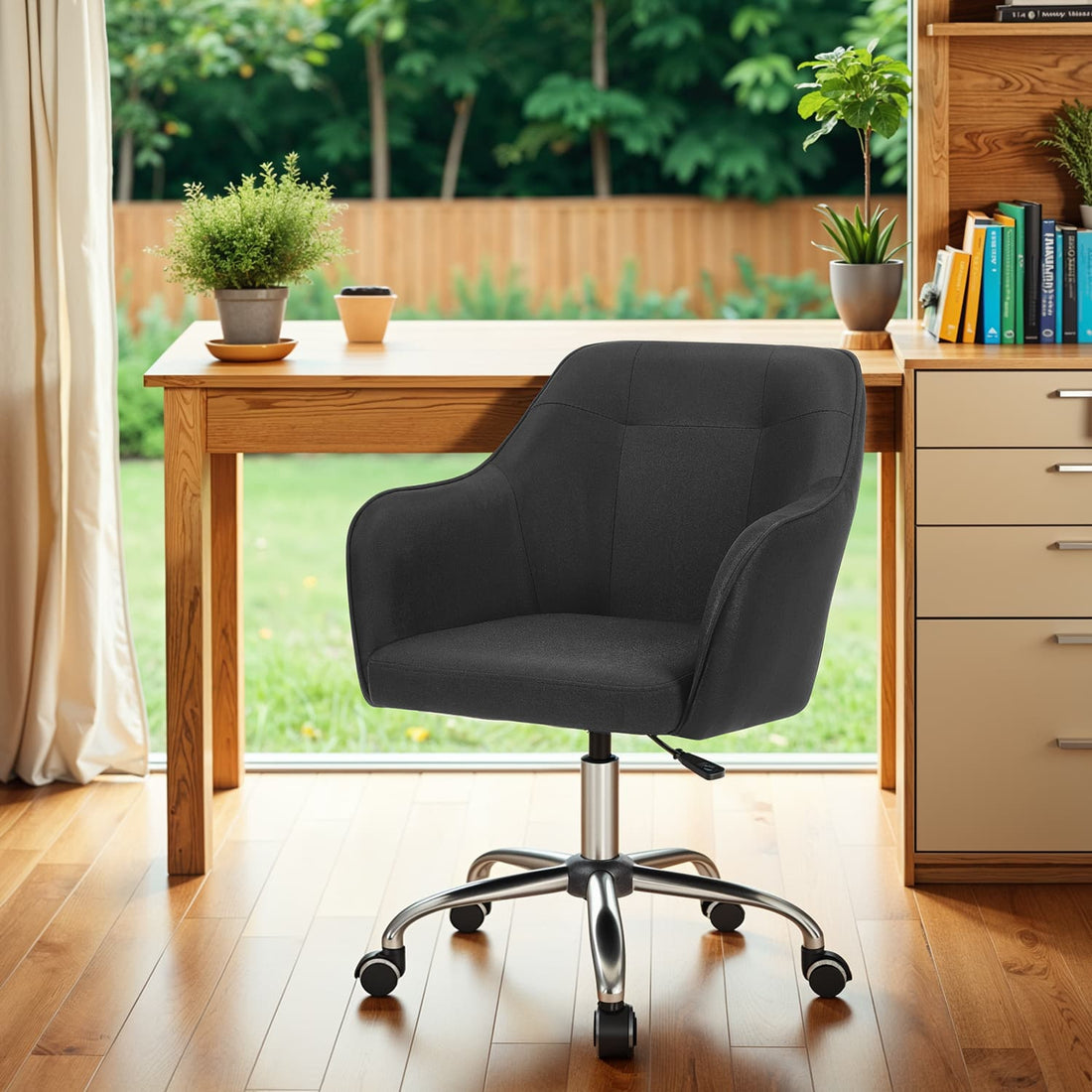 Justerbar kontorsstol – snurrstol – 65 x 69 x (83-93) cm