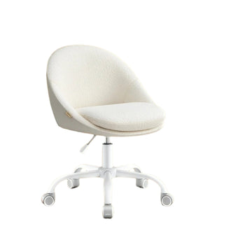 Bureaustoel - Make-upstoel - Ergonomisch - Fleece & stalen frame - 60x60x(80-90) cm