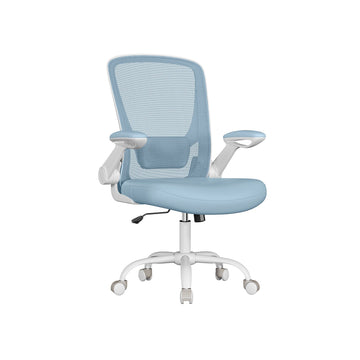 Ergonomische bureaustoel mistblauw - draaibaar, verstelbaar - lendensteun