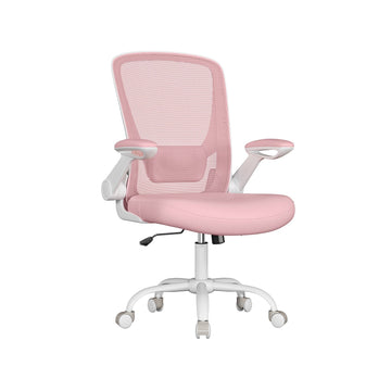Ergonomische bureaustoel pastelroze - draaibaar, verstelbaar - 120 kg