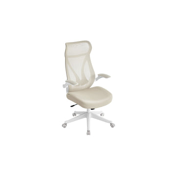 Ergonomische bureaustoel – rugleuning & armleuningen – bruin