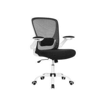 Ergonomische mesh bureaustoel - draaibaar - zwart - verstelbaar - 120 kg