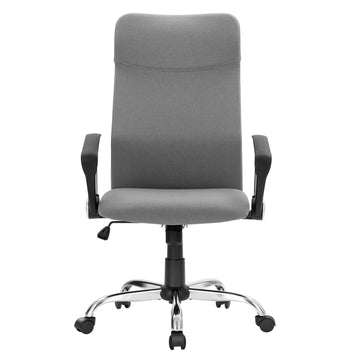 Bureaustoel met verstelbare hoogte en draaifunctie | Grijs | 63x63x110-120 cm