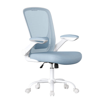 Ergonomische bureaustoel met wipfunctie en mesh | Blauw | 60x64x103-110 cm