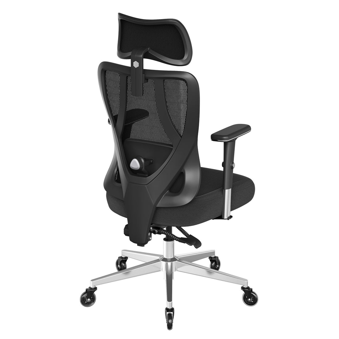 Ergonomischer Bürodrehstuhl | Schwarz | 70x70x112-136 cm