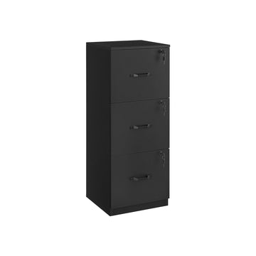Archiefkast inktzwart - spaanplaat - 40 x 41 x 103 cm - 23 kg - 50 kg draagvermogen